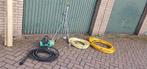Sproeier met statief + pomp en slangen, Tuin en Terras, Waterpompen, Ophalen, Gebruikt, Elektrisch, Besproeiingspomp
