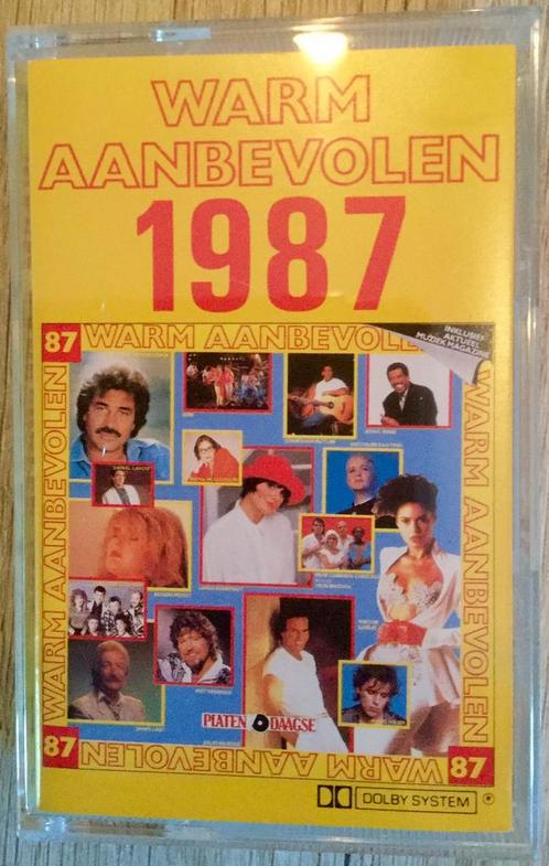 Cassettebandje "Warm Aanbevolen 1987" (Vintage), Cd's en Dvd's, Cassettebandjes, Zo goed als nieuw, Origineel, Verzamelalbums