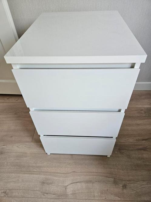 Ladekastje Naia Leen Bakker 3 lades - hoogglans wit NIEUW!, Huis en Inrichting, Kasten | Ladekasten, Nieuw, Minder dan 100 cm