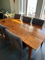 eettafel, Huis en Inrichting, Tafels | Eettafels, Ophalen, Koloniaal, 50 tot 100 cm, Zo goed als nieuw