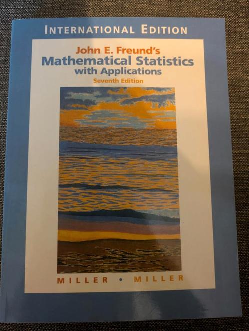 John E. Freund's Mathematical Statistics, Boeken, Psychologie, Zo goed als nieuw, Ophalen of Verzenden