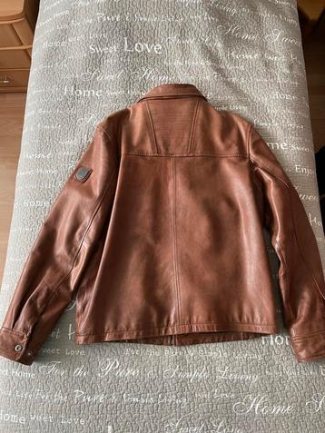 Nieuwe leren herenjas maat 52 - najaar beschikbaar voor biedingen