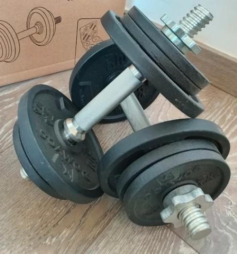 (Nieuw) 20kg Verstelbare dumbells dumbbelset halterset, Sport en Fitness, Fitnessmaterialen, Nieuw, Dumbbell, Ophalen