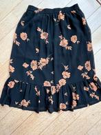 Msch Copenhagen zwarte rok met bloemen - als nieuw - mt M, Maat 38/40 (M), Msch Copenhagen, Zwart, Ophalen of Verzenden