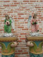 Koppel engelen in gips, Antiek en Kunst, Ophalen