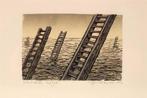 Prent van ladders 45627, Ophalen of Verzenden, Voor 1920, Ongelopen, Noord-Holland