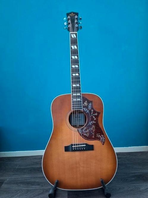 Sigma Guitars DM-SG5 elektrisch-akoestische westerngitaar., Muziek en Instrumenten, Snaarinstrumenten | Gitaren | Akoestisch, Gebruikt