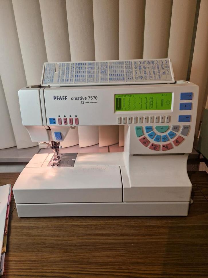 Pfaff Creative 7570 Naaimachine, Hobby en Vrije tijd, Naaimachines en Toebehoren, Gebruikt, Naaimachine, Pfaff, Ophalen