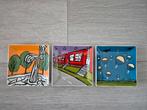 Drie Decoratieve Bordjes van Roel Meertens, Ophalen of Verzenden