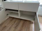 Ikea Bestå kast wit, Ophalen, Kunststof, 100 tot 150 cm, Zo goed als nieuw