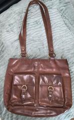 Bear Design Leren Tas, Ophalen of Verzenden, Gebruikt, Bruin, Handtas