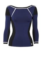 Karen Millen boothals top - S, Karen Millen, Blauw, Ophalen of Verzenden, Zo goed als nieuw