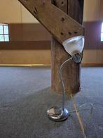 Finse Schemerlamp met Geribbeld Glas, Huis en Inrichting, Lampen | Hanglampen, Ophalen, Gebruikt, Vintage, Glas