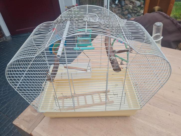 Vogelkooi, Dieren en Toebehoren, Vogels | Hokken en Kooien, Gebruikt, Vogelkooi, Metaal, Ophalen