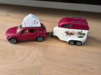 Schleich auto met paardentrailer, Ophalen of Verzenden, Zo goed als nieuw