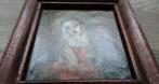 17 de eeuw Olieverf op Koperplaat Biddende Madonna Maria, Antiek en Kunst, Kunst | Schilderijen | Klassiek, Ophalen of Verzenden