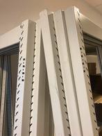 8 staanders voor Bruynzeel monta stalen legbordstellingen, Huis en Inrichting, Kasten | Stellingkasten, Ophalen