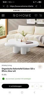 Artistiq Organische Salontafel Coleen Wolk Vorm, Huis en Inrichting, Tafels | Salontafels, Overige materialen, Nieuw, Ophalen of Verzenden