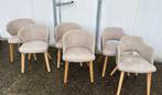 6 stuks luxe horeca restaurant eetkamer stoelen nieuw staat, Vijf, Zes of meer stoelen, Hout, Zo goed als nieuw, Ophalen