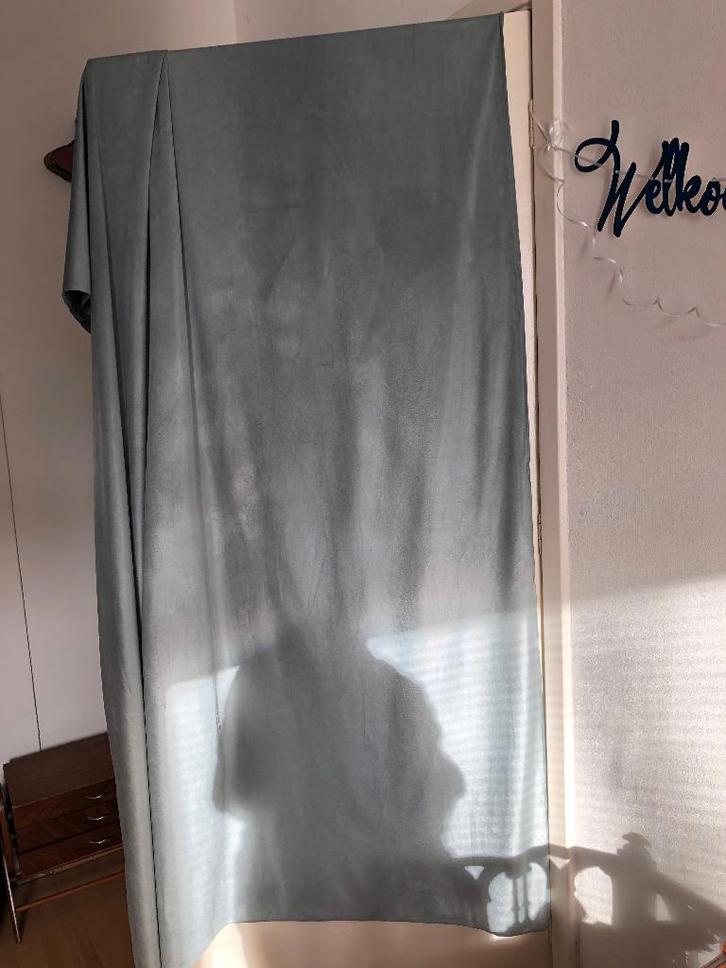 Gordijn groen 140 bij 260, Huis en Inrichting, Stoffering | Gordijnen en Lamellen, Nieuw, 200 cm of meer, 100 tot 150 cm, Groen