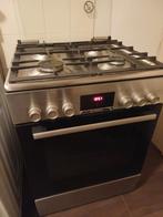 BOSCH rvs Vrijstaand Gasfornuis 4 Spits, Witgoed en Apparatuur, Fornuizen, Gebruikt, Gas, Vrijstaand, 85 tot 90 cm