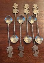 Zes Zilveren  theelepels Wajang Djokja 800, Ophalen of Verzenden