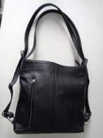 5150-20-1 : Leren dames handtas / rugtas 25 CM X 30 CM, Sieraden, Tassen en Uiterlijk, Tassen | Damestassen, Ophalen of Verzenden