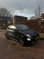 Fiat 500 S Twinair Turbo 80pk 2017 Zwart, Origineel Nederlands, Te koop, 26 km/l, Benzine