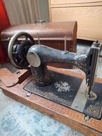 Antieke Singer Naaimachine met Deksel - Opknapper, Ophalen