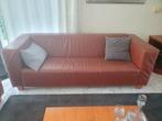 2+3zits bank leder, Huis en Inrichting, Banken | Bankstellen, Ophalen, Gebruikt, 150 tot 200 cm, Leer