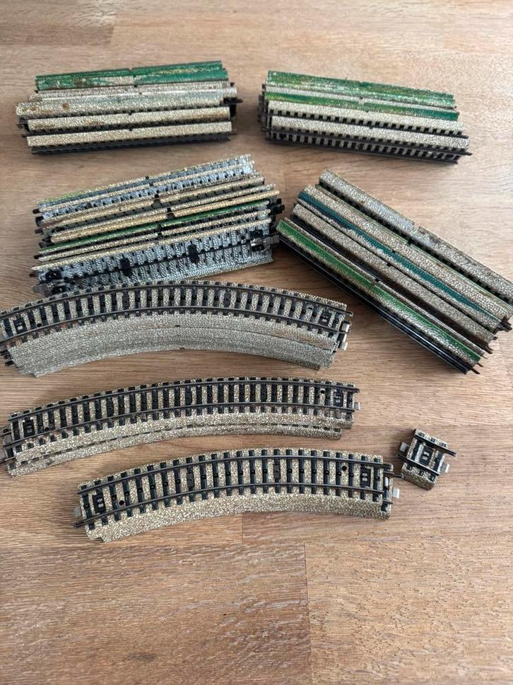 Märklin M rails kavel zie fotos HO wisselstroom, Hobby en Vrije tijd, Modeltreinen | H0, Gebruikt, Rails, Wisselstroom, Märklin