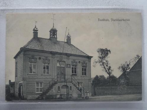 STANDDAARBUITEN   Raadhuis, Verzamelen, Ansichtkaarten | Nederland, Gelopen, Noord-Brabant, Voor 1920, Verzenden