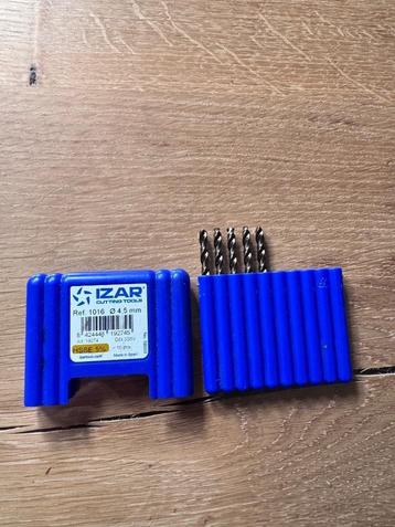Izar HSSE Cobalt Boren 4,5 mm – Nieuw (Set van 5 stuks) beschikbaar voor biedingen