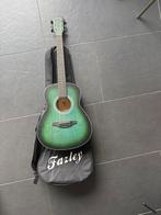 Fazley Western Gitaar met Tas - Groen, Ophalen, Zo goed als nieuw, Western- of Steelstringgitaar, Met koffer