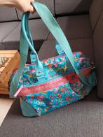 Blauwe Handtas met Bloemenprint pip studio, Ophalen of Verzenden, Gebruikt, Blauw, Handtas