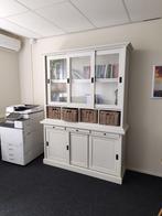 Kast Buffetkast wit met rieten manden, Ophalen, Gebruikt, 200 cm of meer, 150 tot 200 cm