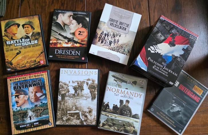 DVD's Tweede Wereldoorlog - Diverse Titels, Cd's en Dvd's, Dvd's | Actie, Zo goed als nieuw, Oorlog, Ophalen of Verzenden
