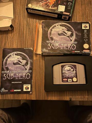 Mortal Kombat Mythologies Sub-Zero N64 beschikbaar voor biedingen