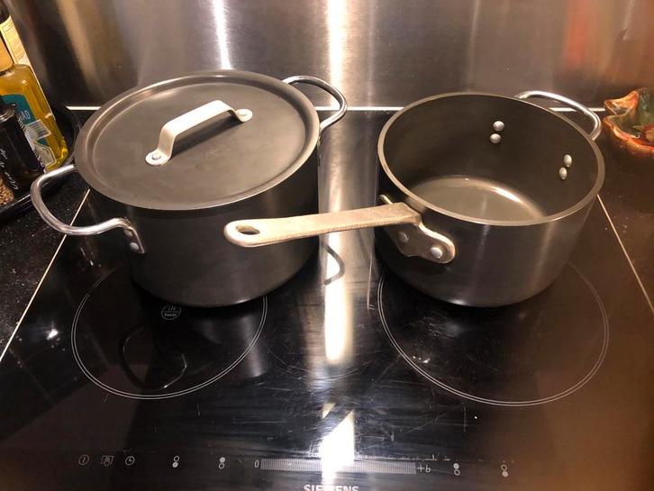 t.k.Calphalon professionele sauteuse 3,5QT kookpan 4,5QT, Huis en Inrichting, Keuken | Potten en Pannen, Zo goed als nieuw, Ophalen
