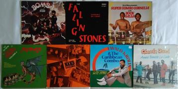 6 LP's Surinaamse bands Surinaamse muziek en 1x USA beschikbaar voor biedingen