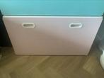 Ikea stuva / smastad roze speelgoedkist bureau opberglade, Ophalen, Zo goed als nieuw