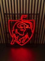 Jupiler Neon led Lichtbak 50x50cm lichtreclame, Verzenden, Zo goed als nieuw, Lichtbak of (neon) lamp