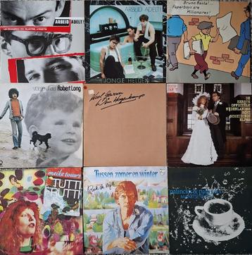 Lp's vinyl partij Nederlandstalige pop en cabaret  beschikbaar voor biedingen