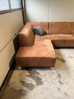 Cognac hoekbank in nette staat - 260x220, 250 tot 300 cm, ., Hoekbank, 75 tot 100 cm