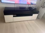 Dressoir & Salontafel met glasplaat - Strak Design, Ophalen, Gebruikt, 50 tot 100 cm, Glas