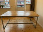 Eettafel industrieel, Huis en Inrichting, Tafels | Eettafels, Ophalen, 50 tot 100 cm, Zo goed als nieuw, Vijf personen of meer