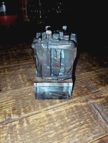 Vintage brons sculptuur van Frans Steginga 1953 beschikbaar voor biedingen