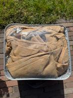Praxis Schaduwdoek Rietkleur 4x5m, Tuin en Terras, Schaduwdoeken, Ophalen, Zo goed als nieuw