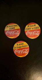 Vintage Coca-Cola buttons, Merk, Gebruikt, Ophalen of Verzenden, Button