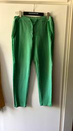 Groene broek. Met bies aan de zijkanten. Maat M, Maat 38/40 (M), Ophalen of Verzenden, Zo goed als nieuw, Lang